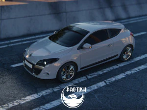 Renault Megane hatchback 2011 3D Model