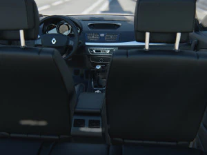 Renault Megane hatchback 2011 3D Model