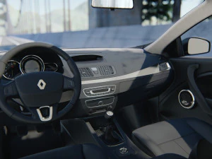 Renault Megane hatchback 2011 3D Model