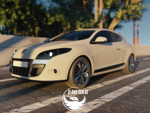 Renault Megane hatchback 2011 Modèle 3D