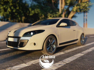 Renault Megane hatchback 2011 3D Model