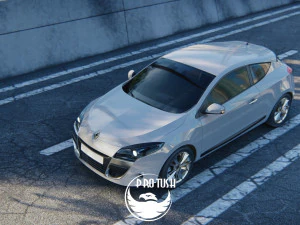 Renault Megane hatchback 2011 3D Model