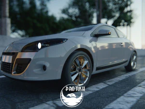 Renault Megane hatchback 2011 3D Model