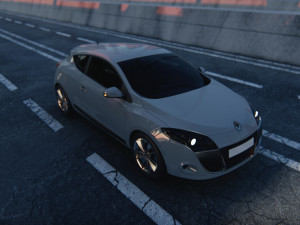 Renault Megane hatchback 2011 Modèle 3D