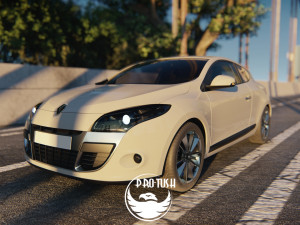 Renault Megane hatchback 2011 Modèle 3D