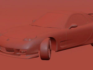 Mazda M5 Low-poly 3D Model