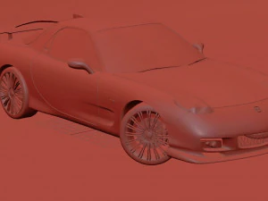 Mazda M5 Low-poly 3D Model