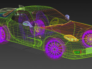 Mazda M5 Low-poly Modelo 3D