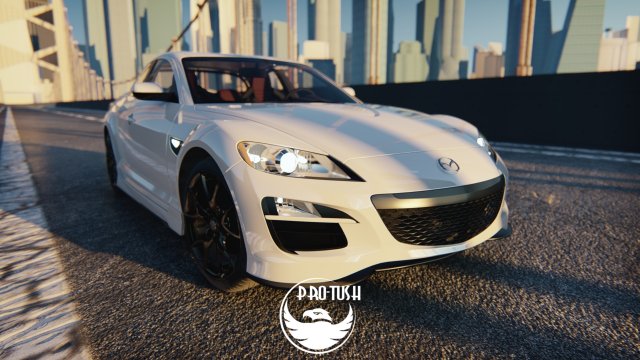 Mazda RX8 3D मॉडल .c4d .max .obj .3ds .fbx .stl .blend 