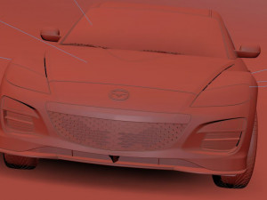 Mazda RX8 3D मॉडल