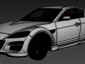 Mazda RX8 3D मॉडल