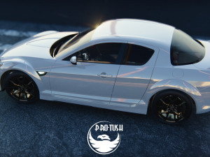 Mazda RX8 3D मॉडल