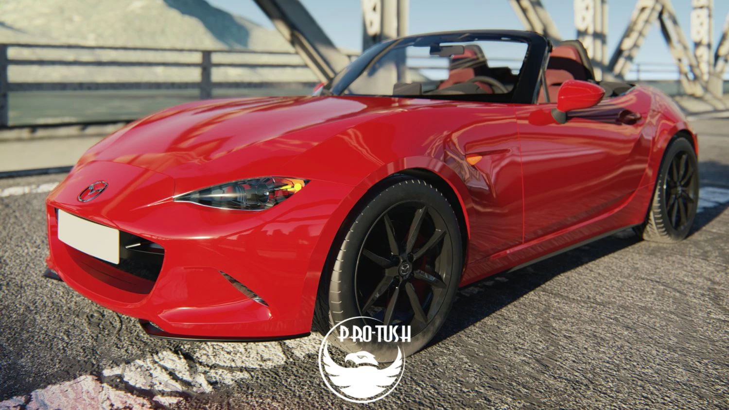 Mazda MX5 3D Model .c4d .max .obj .3ds .fbx .stl .blend 