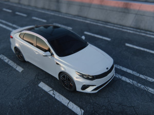 KIA OPTIMA 2019 3D मॉडल