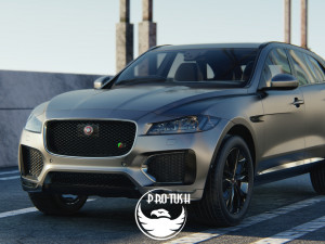 Jaguar F-Pace S 2017 3D Model