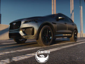 Jaguar F-Pace S 2017 3D Model