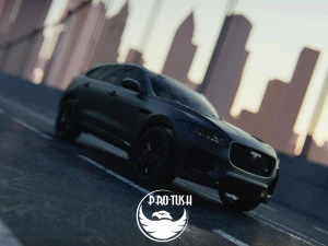 Jaguar F-Pace S 2017 3D Model