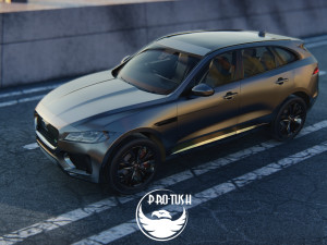 Jaguar F-Pace S 2017 3D Модель
