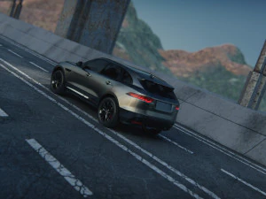 Jaguar F-Pace S 2017 3D Model
