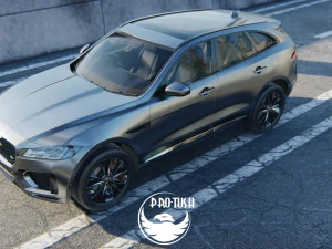 Jaguar F-Pace S 2017 3D Model