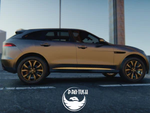 Jaguar F-Pace S 2017 3D Model
