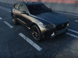 Jaguar F-Pace S 2017 3D Model
