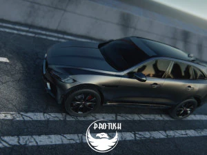 Jaguar F-Pace S 2017 3D Model