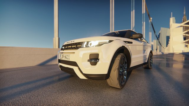 Land rover evoque 3D मॉडल .c4d .max .obj .3ds .fbx .stl .blend 