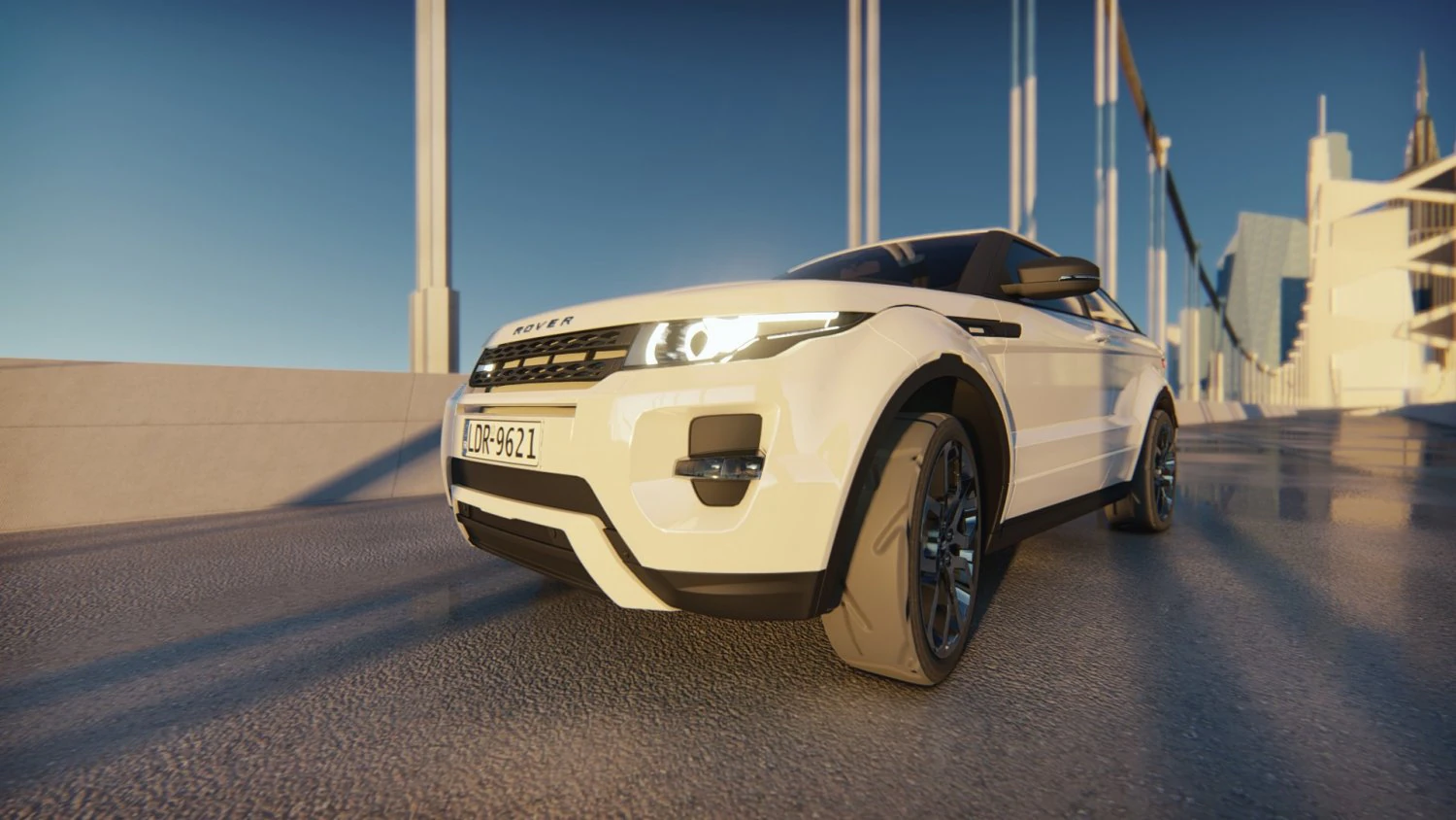 Land rover evoque 3D Model .c4d .max .obj .3ds .fbx .stl .blend 