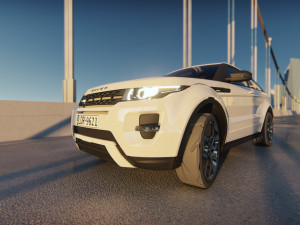Land rover evoque 3D मॉडल