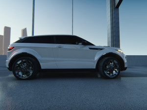 Land rover evoque 3D मॉडल