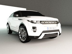 Land rover evoque 3D मॉडल