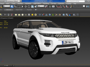 Land rover evoque 3D मॉडल