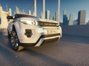 Land rover evoque 3D मॉडल