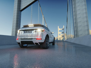 Land rover evoque 3D मॉडल