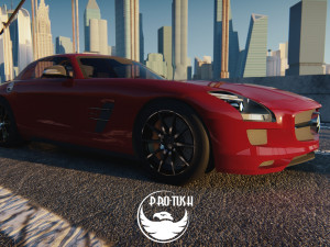 Mercedece benz sls amg 3D Model