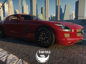Mercedece benz sls amg 3D Model
