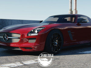 Mercedece benz sls amg 3D Model