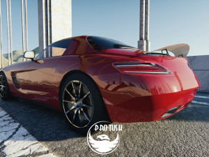 Mercedece benz sls amg 3D Model