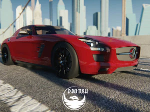 Mercedece benz sls amg 3D Model