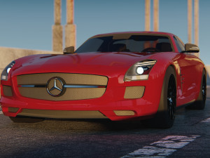 Mercedece benz sls amg 3D Model