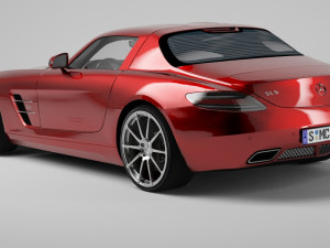 Mercedece benz sls amg 3D Model