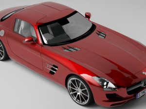 Mercedece benz sls amg 3D Model