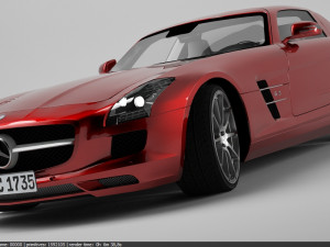 Mercedece benz sls amg 3D Model