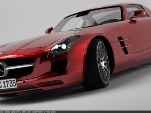 Mercedece benz sls amg 3D Model