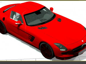 Mercedece benz sls amg 3D Model