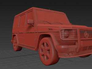 Mercedes Benz G class 3D मॉडल