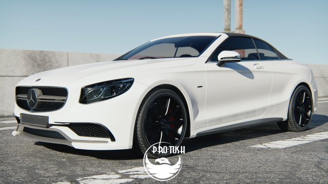 Mercedes Benz S63 3D 模型 .c4d .max .obj .3ds .fbx .stl .blend 