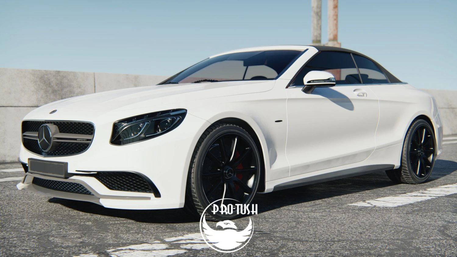 Mercedes Benz S63 3D Model .c4d .max .obj .3ds .fbx .stl .blend 