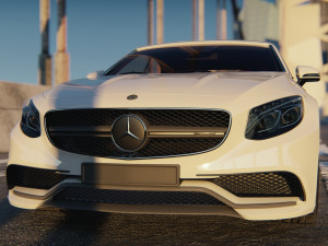 Mercedes Benz S63 3D 模型